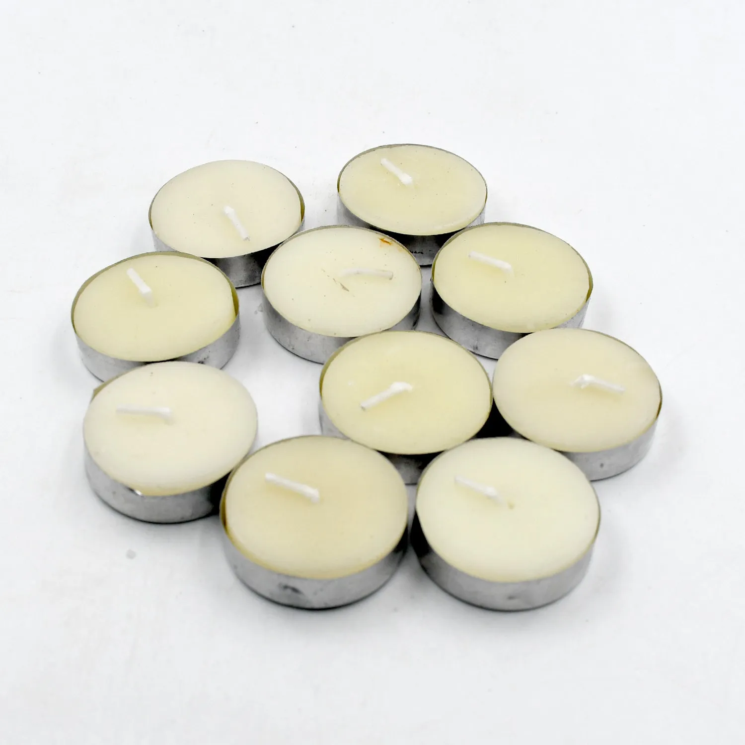 6941 Burning Tea Light Candles | Tealights Candles Premium Quality Candle  (10 Pc Big Size )