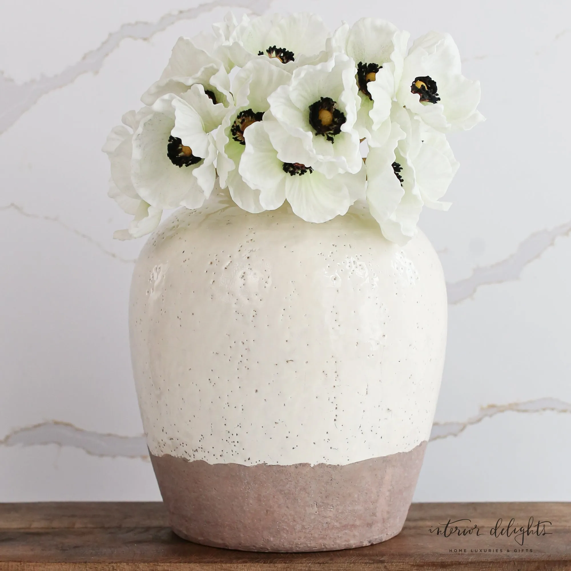 8.9" Two Tone Reactive Vase
