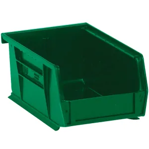 9 1/4 x 6 x 5" Green Plastic Stack & Hang Bin Boxes