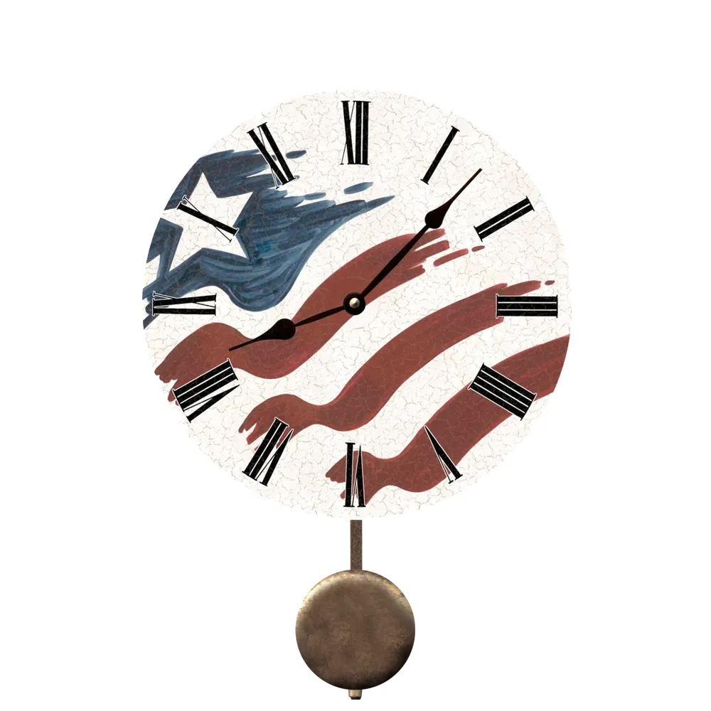 American Flag Clock- USA Clock