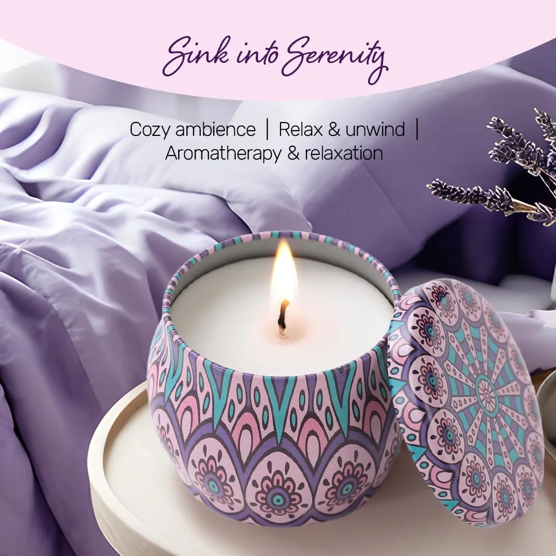 Andme Scented Candles for Home. Diwali Decoration Items for Home Decor, Gift Items, Birthday Gift, Lavender Fragrance(120 GMS Each), Pack of 15
