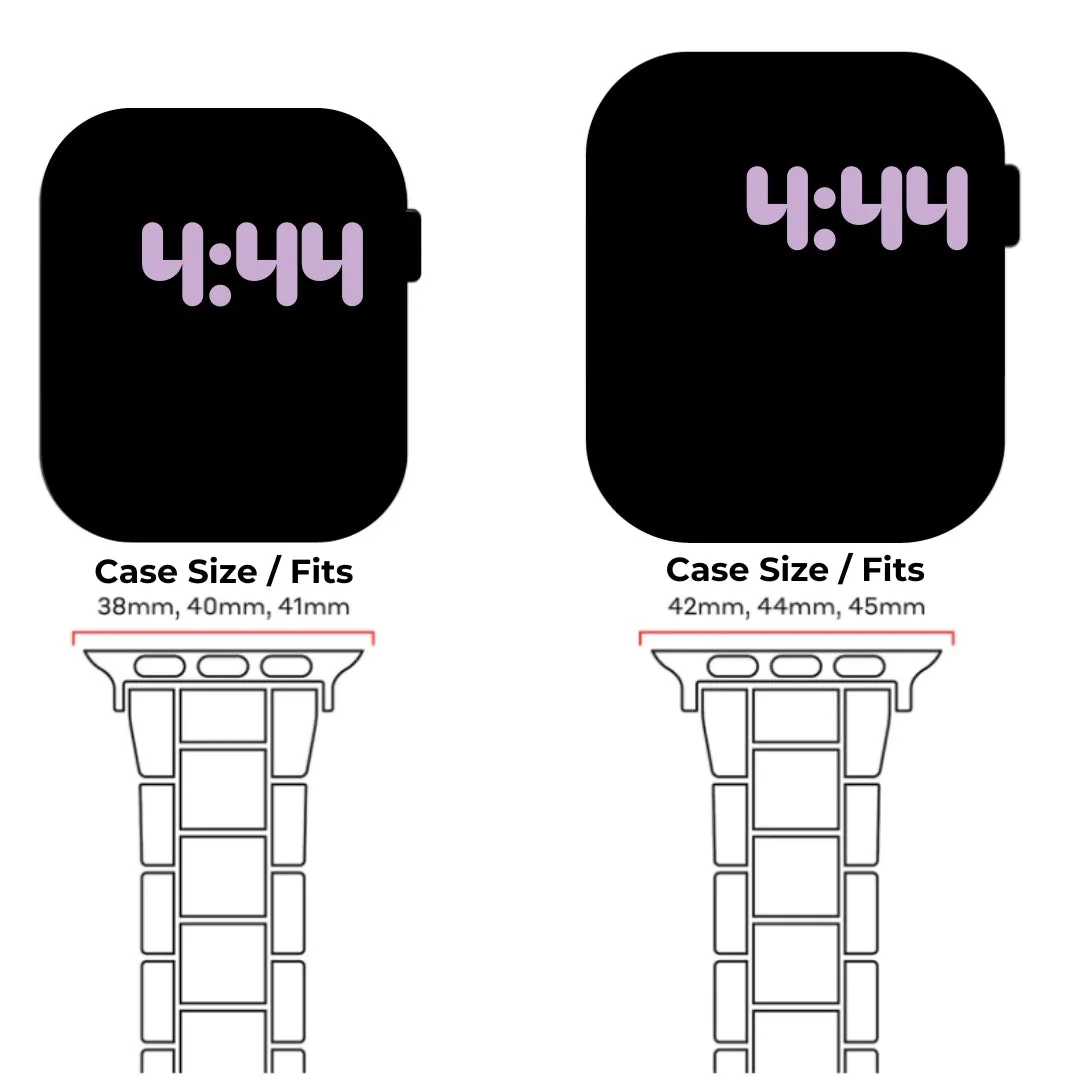 Apple Watch Band in Carols and Caviar