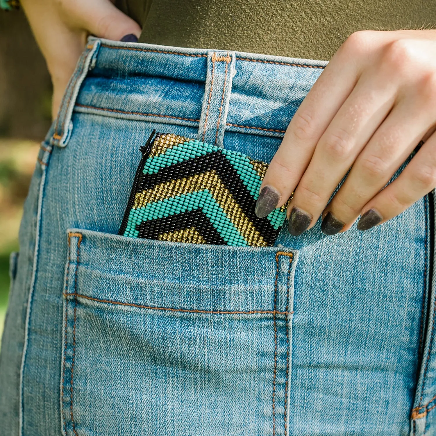 Beaded Coin Bag
