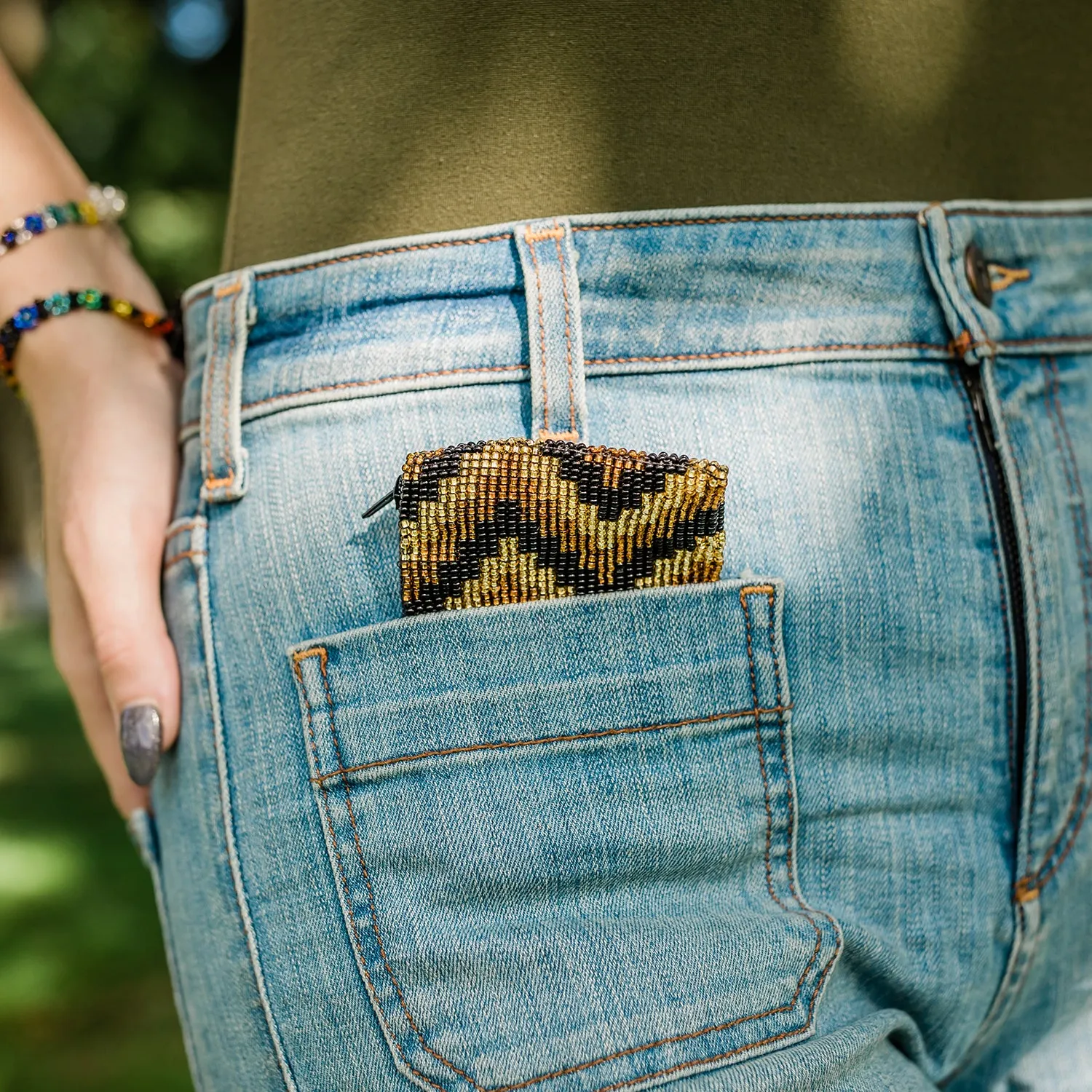 Beaded Coin Bag