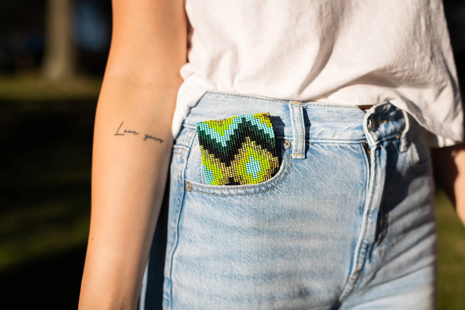 Beaded Coin Bag