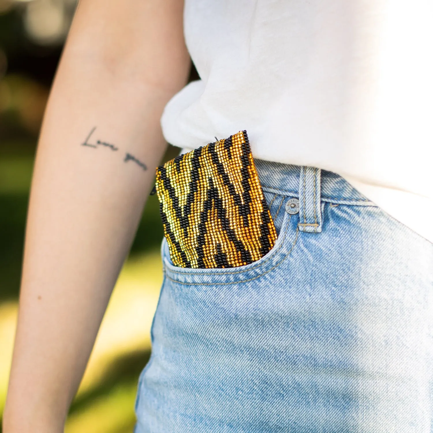 Beaded Coin Bag