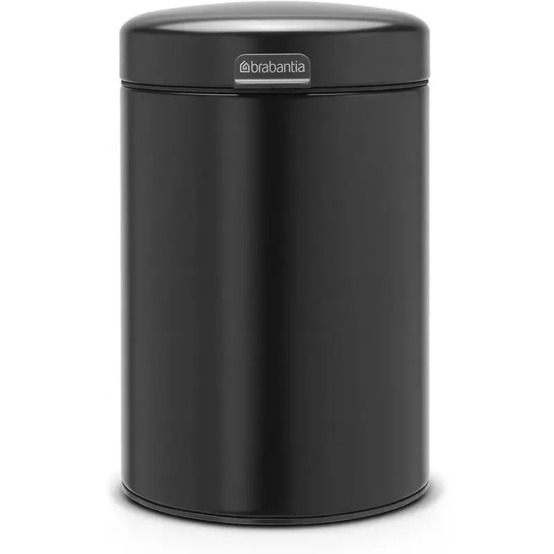 Brabantia Wall Mounted NewIcon Waste Bin - 3L - Matt Black