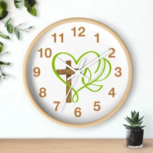 Christian Vegan - Wall Clock