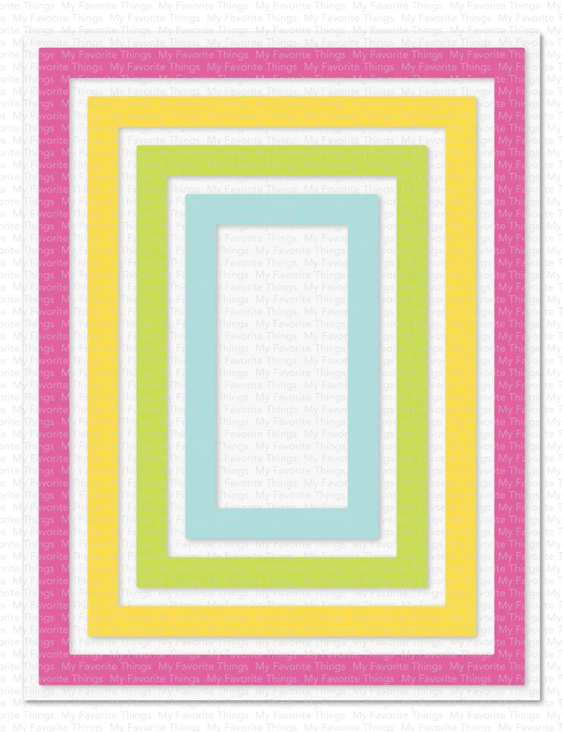 Classic Rectangle Frames Die-namics