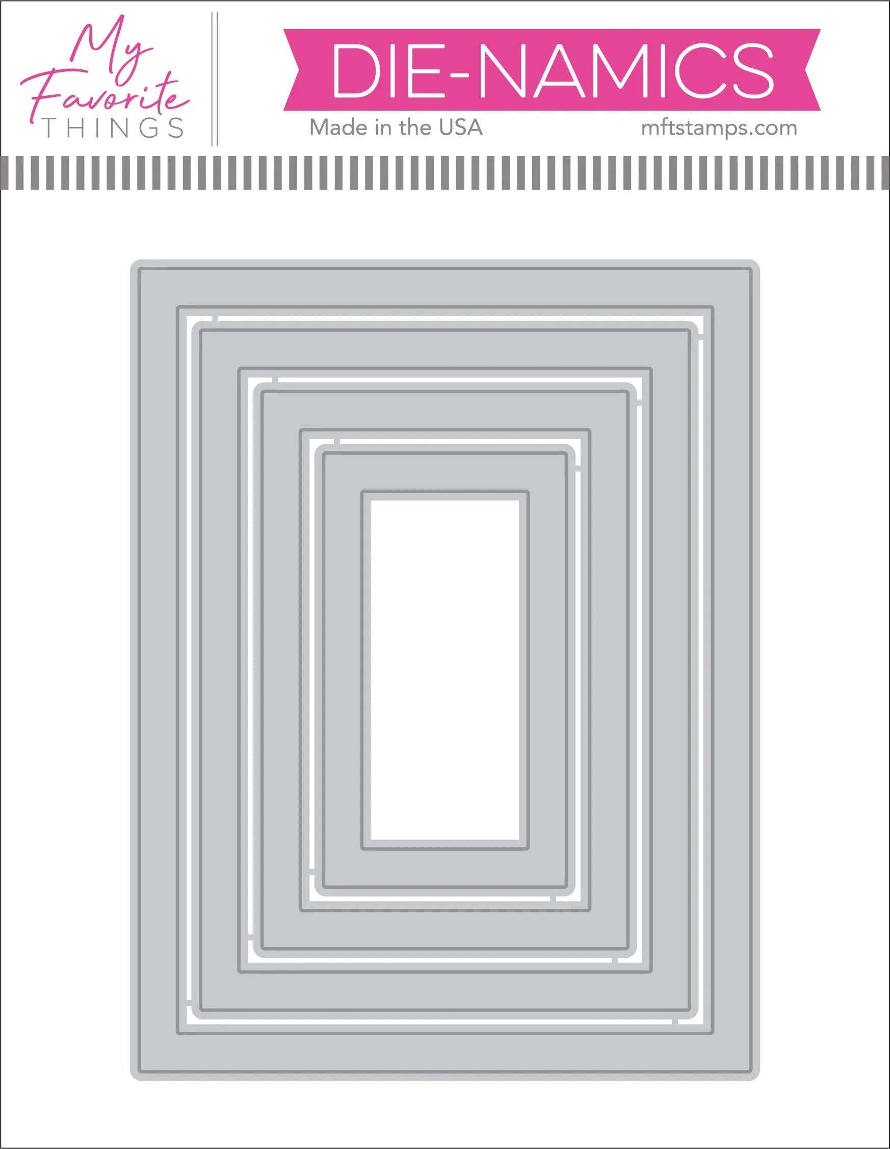 Classic Rectangle Frames Die-namics