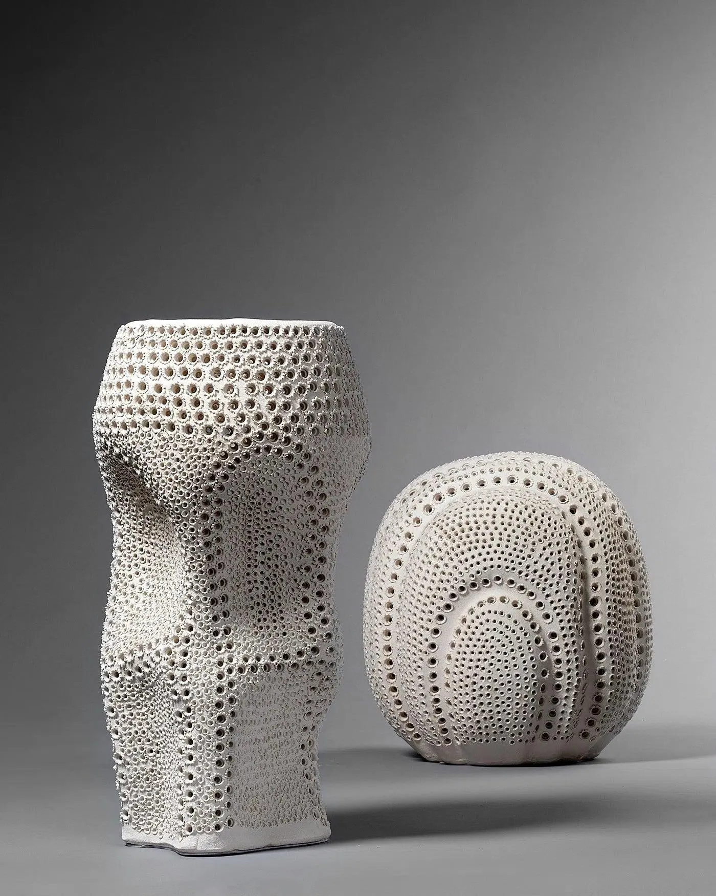 Coastal Style White Porcelain Night Sky Vase