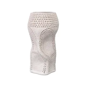 Coastal Style White Porcelain Night Sky Vase
