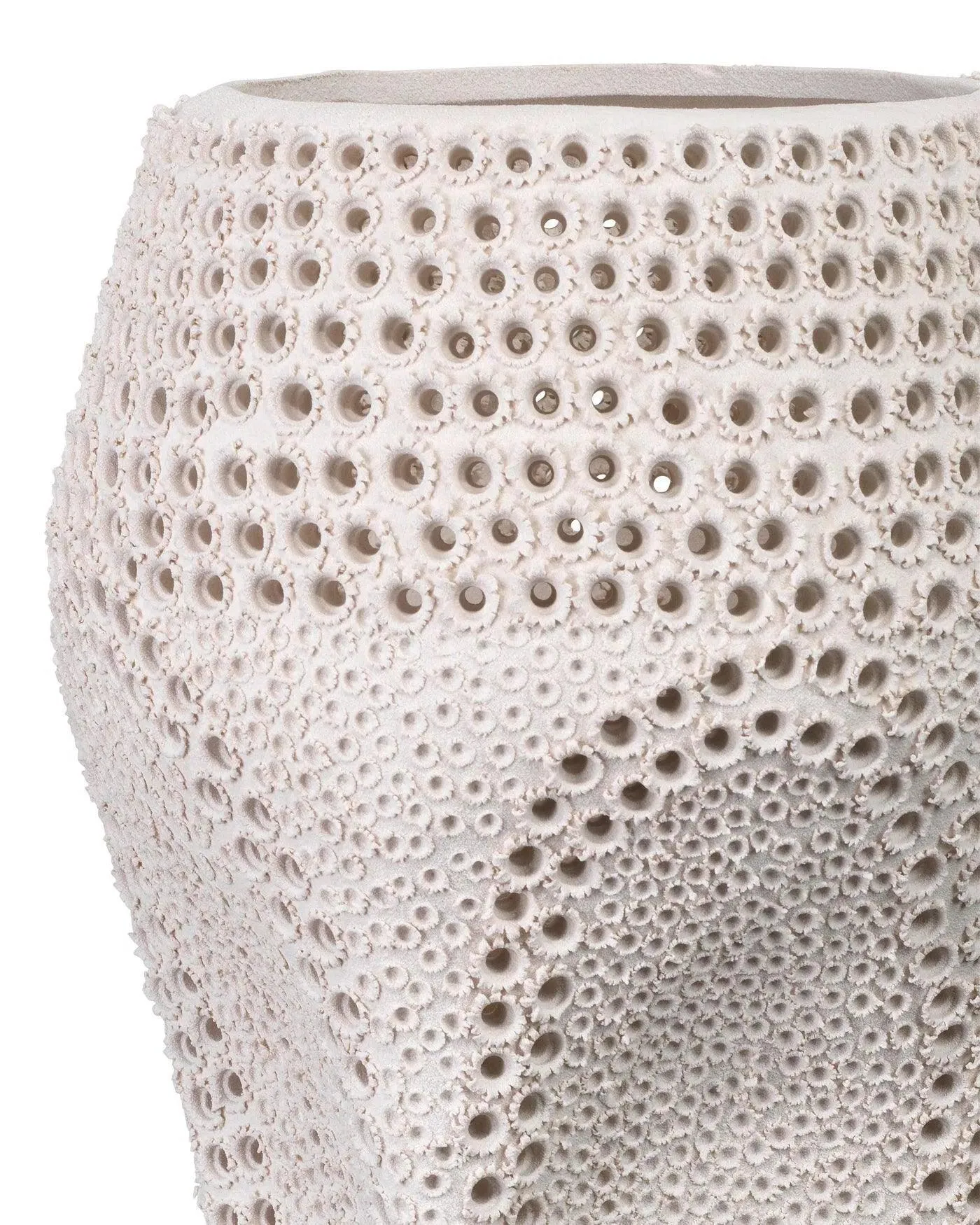 Coastal Style White Porcelain Night Sky Vase