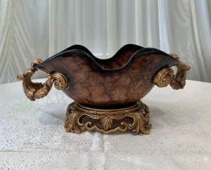 Decorative Fruit Bowl Style Vase - Fiberglass (Code: FG-TR086)
