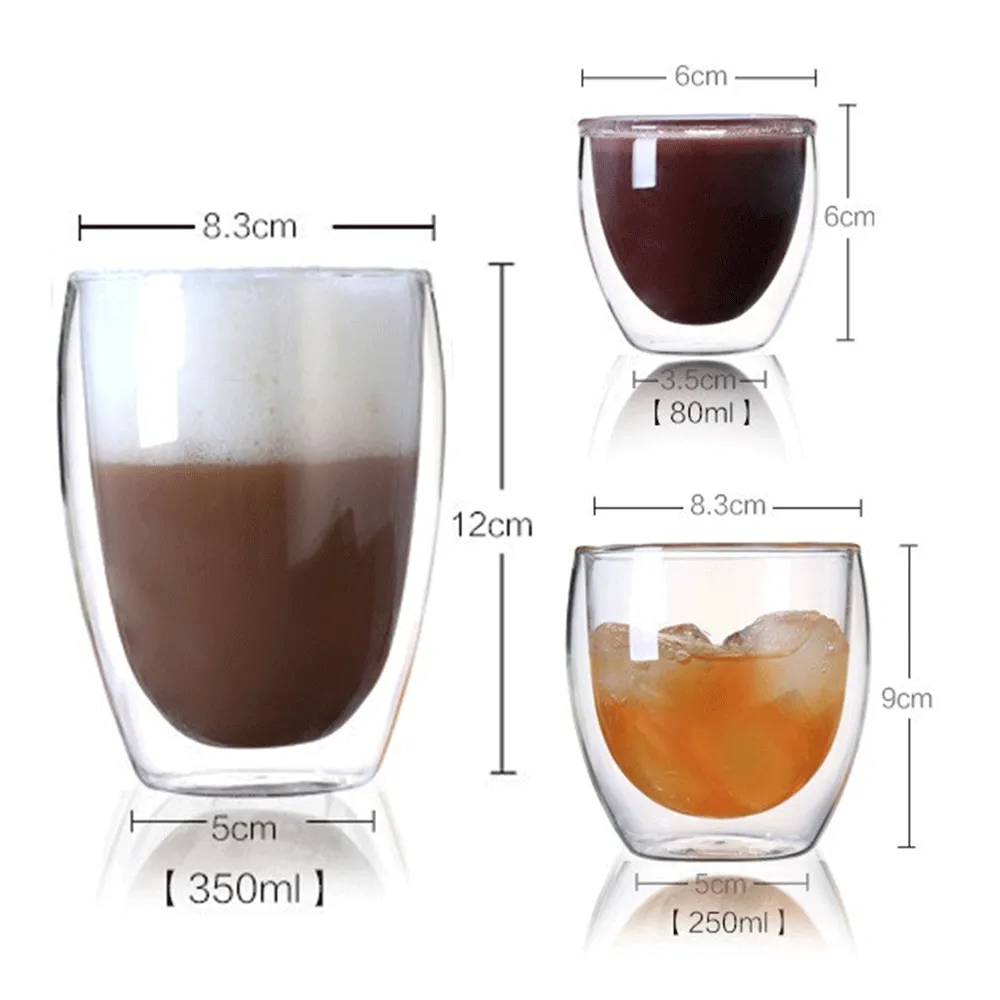 Double Wall Coffee Glass (250ml)