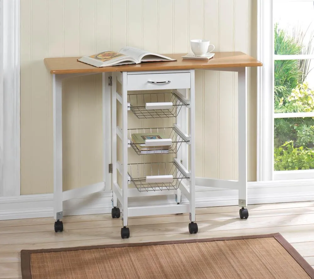 Extended Kitchen Table Trolley