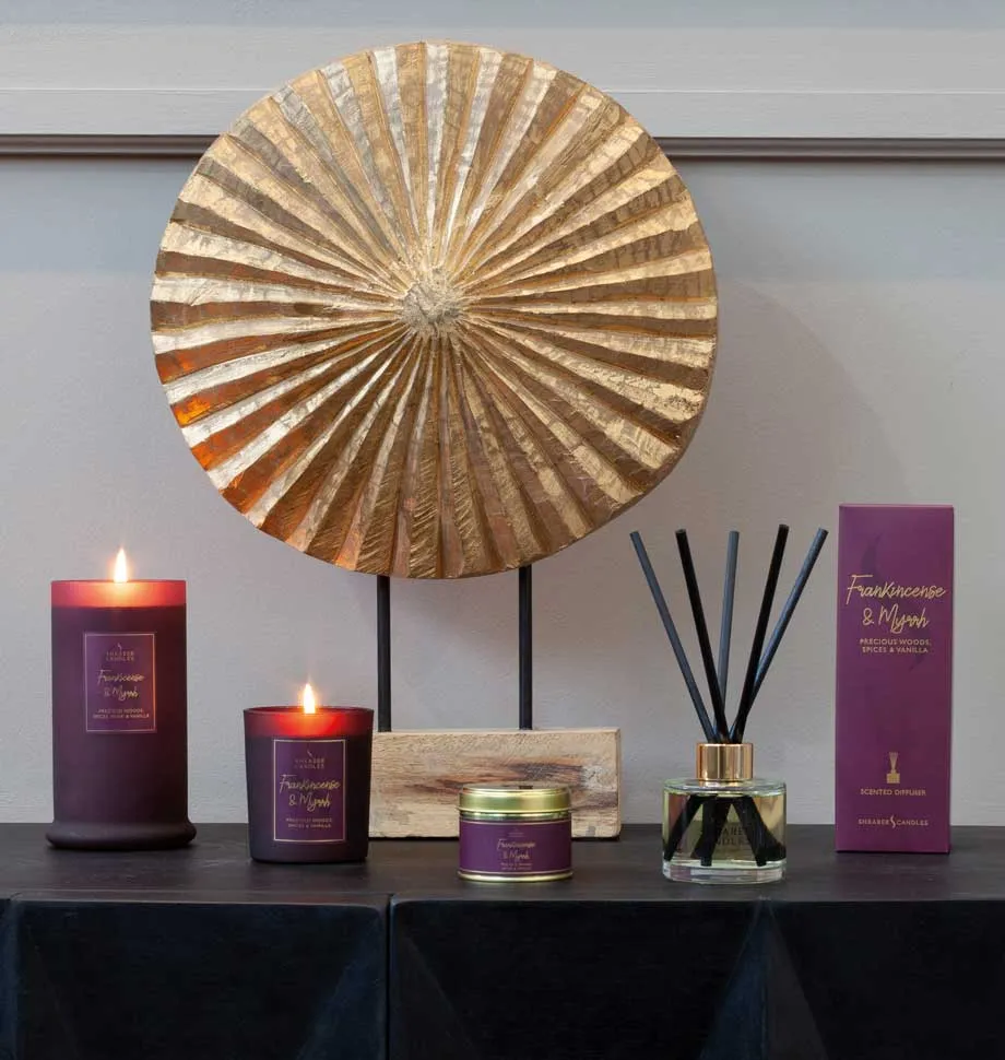 Frankincense and Myrrh Small Tin Candle