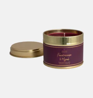 Frankincense and Myrrh Small Tin Candle