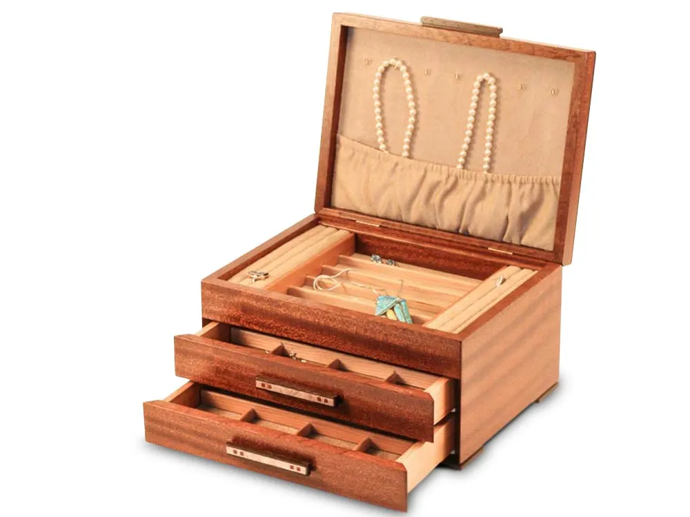 Gingko Leaves Jewelry Box –2 Drawer