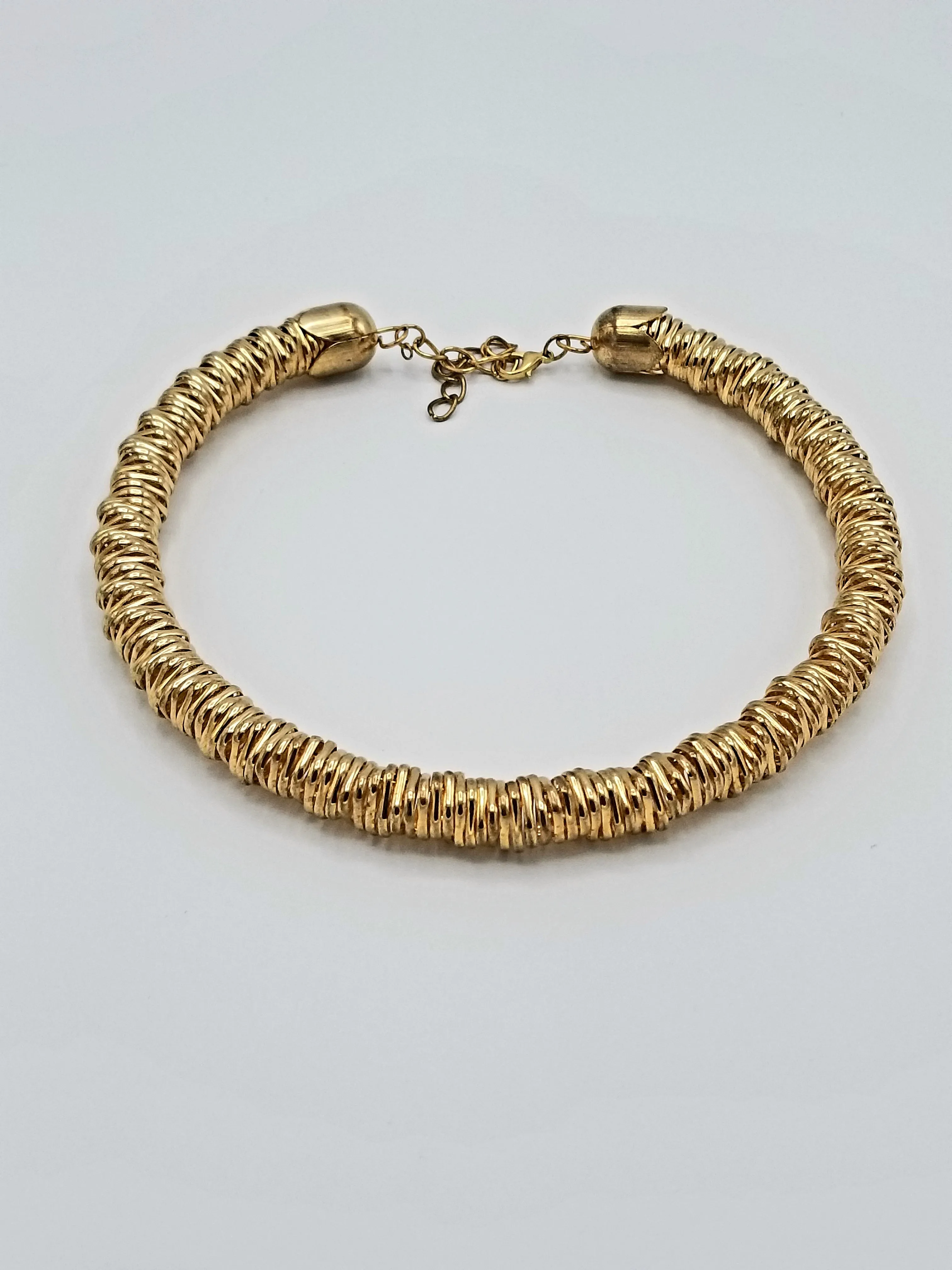 Gold Spiral Choker