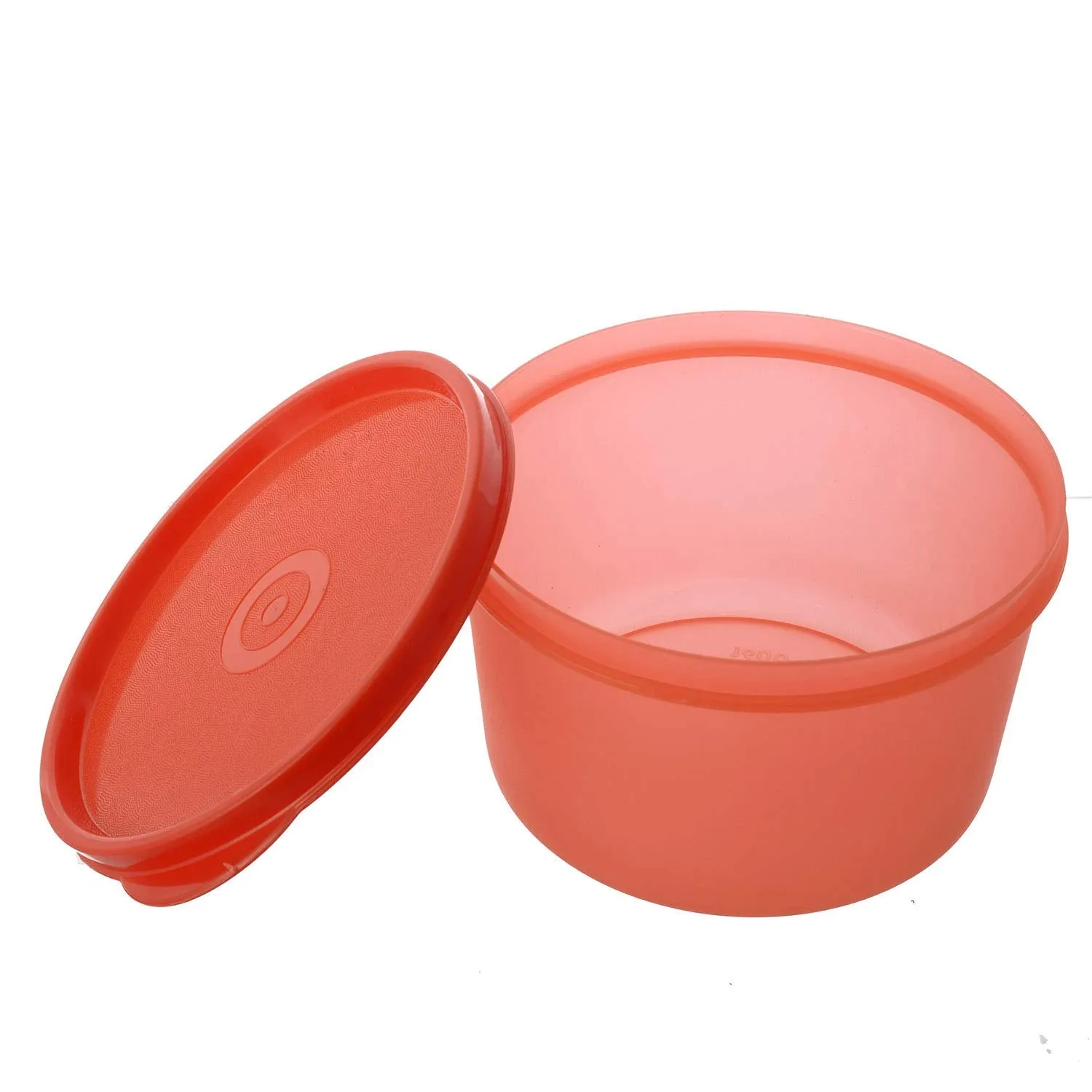 Kuber Industries Plastic 6 Pieces Kitchen Storage Spice Containers, Fridge Container, Food Utility Box, Food Storage Containers Jars 400 Ml (Green & Red) - CTLTC43907