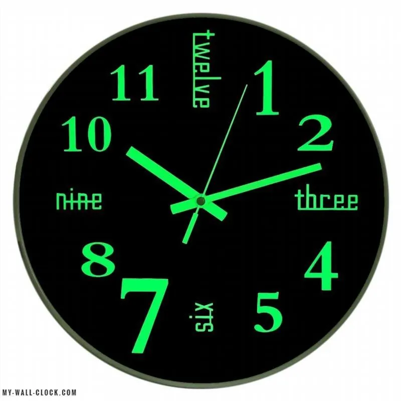 Luminous Clock Elegant Design