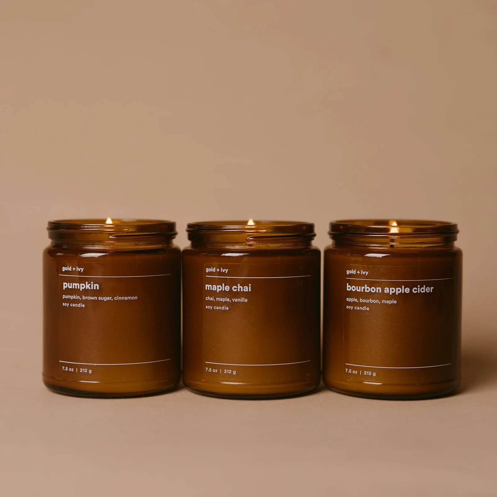 Maple chai soy candle 7.5 oz.