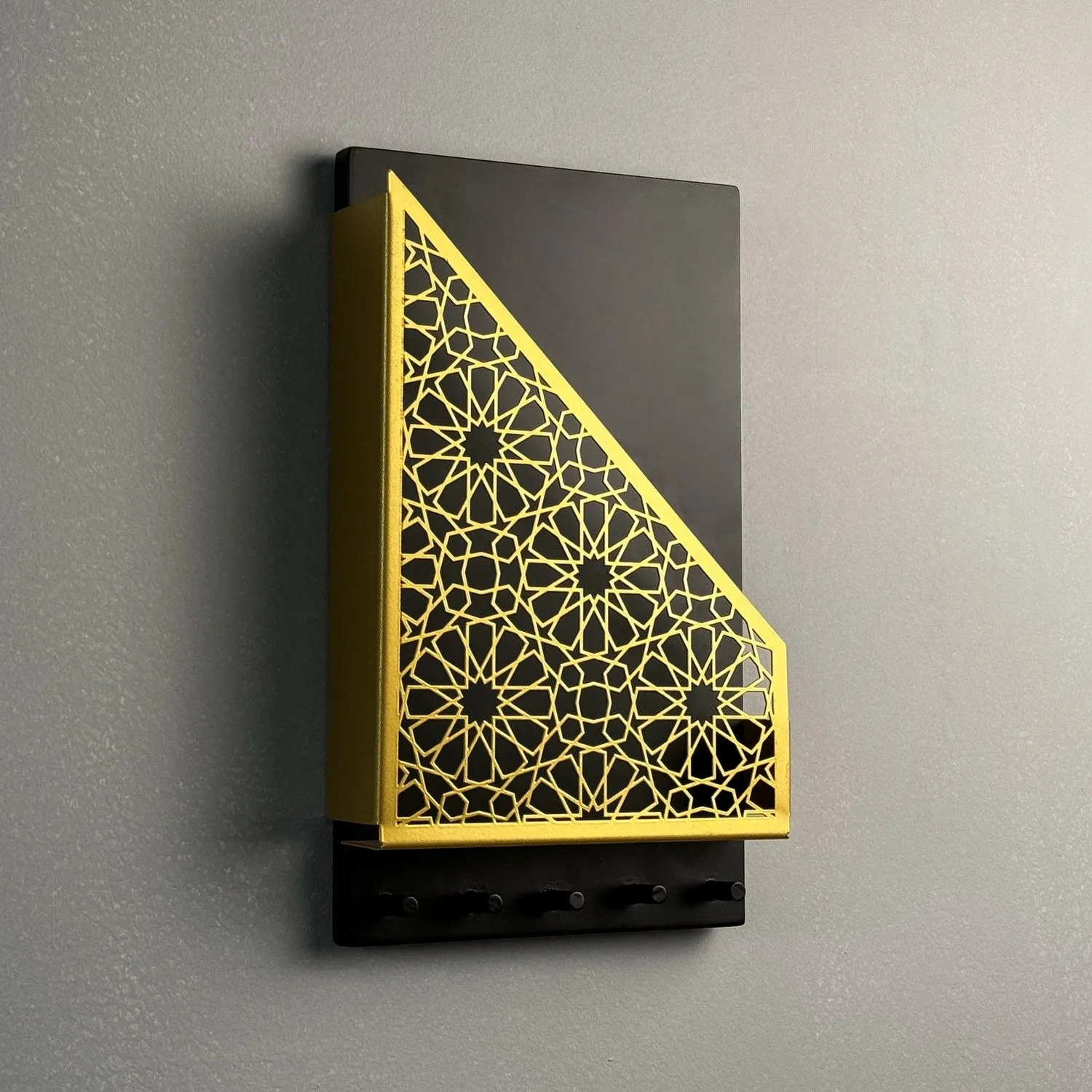 Metal Floating Quran Box and Rosary Hanger - Quran Holder & Storage