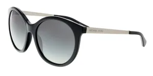 Michael Kors MK2034 320411 Island Tropics Black Round Sunglasses