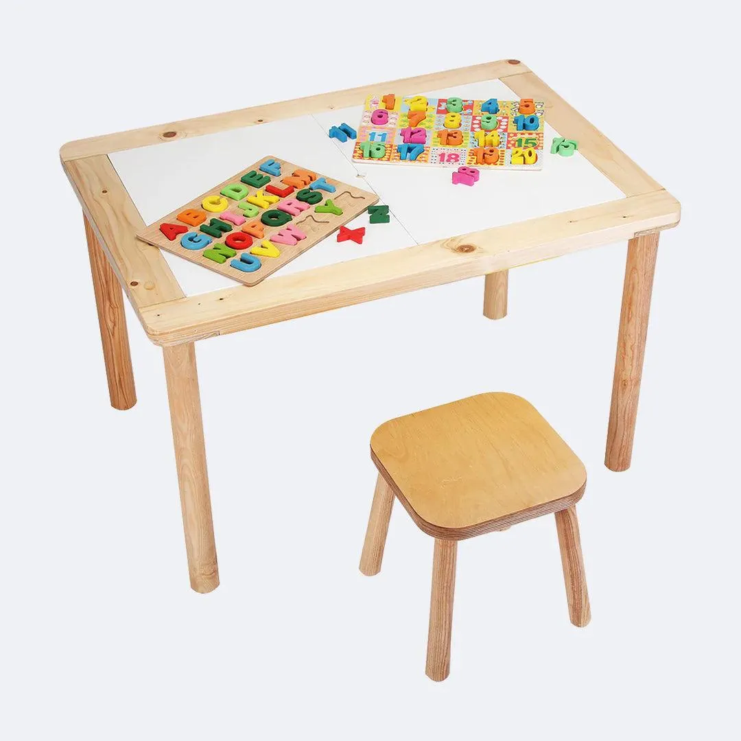 Montessori inspired wooden Sensory Table LUCAS