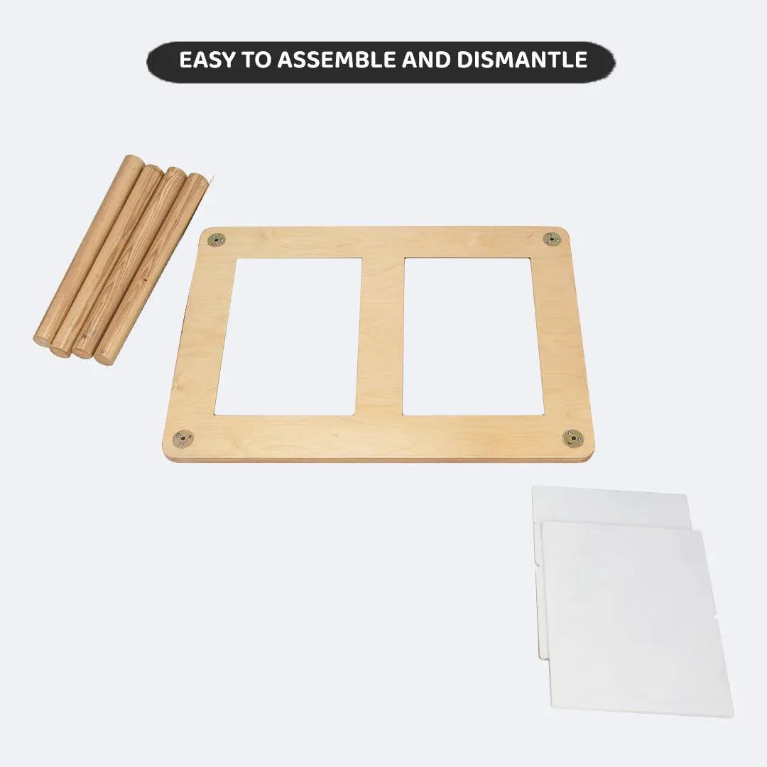Montessori inspired wooden Sensory Table LUCAS