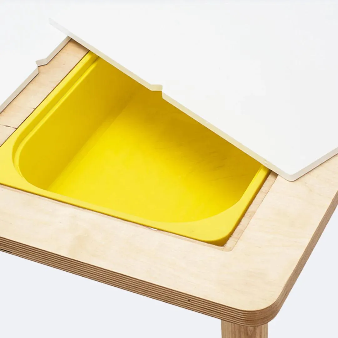 Montessori inspired wooden Sensory Table LUCAS