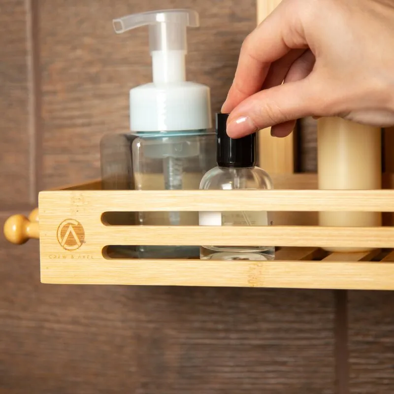 Morale Hanging Bamboo Shower Caddy