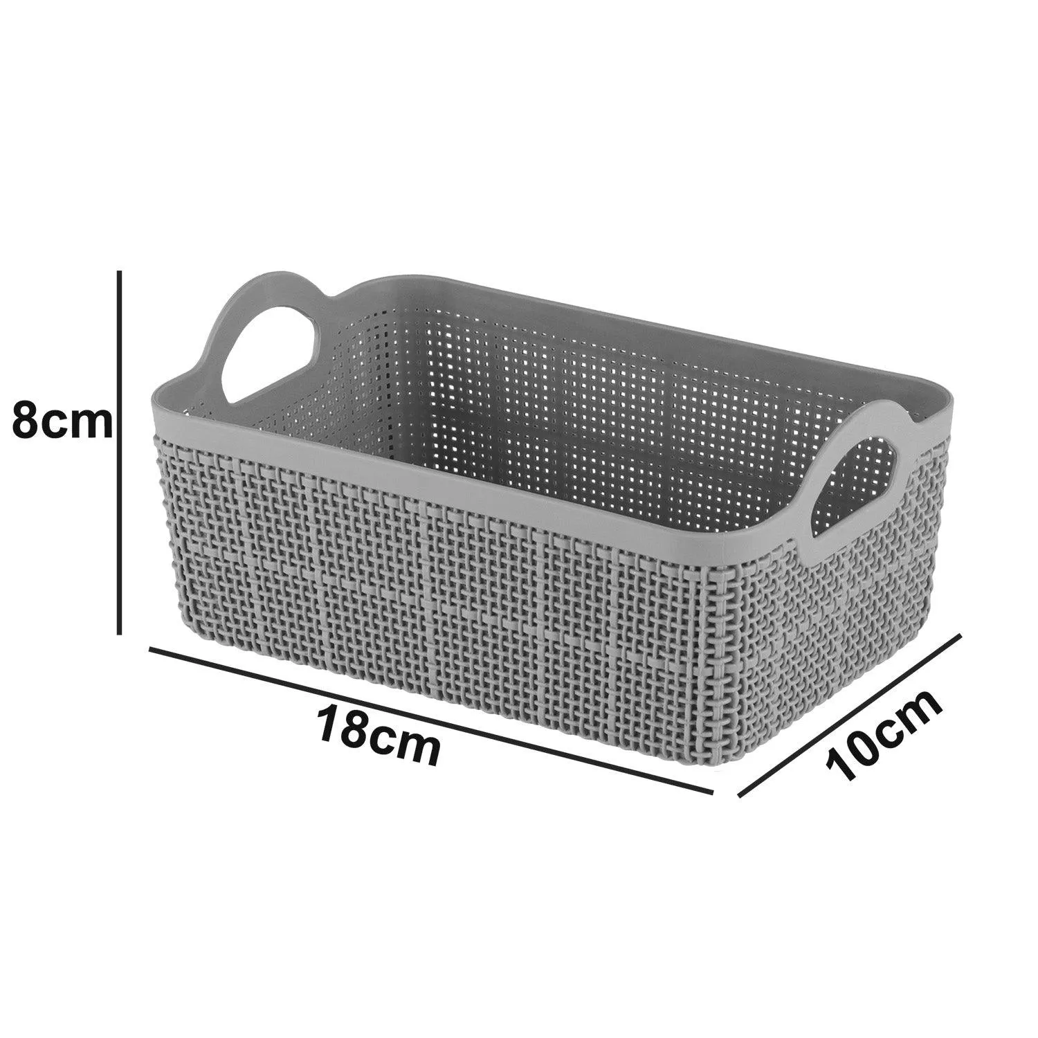 Multipurpose (18 x 10 x 8 inches) Storage Basket (Set of 2)