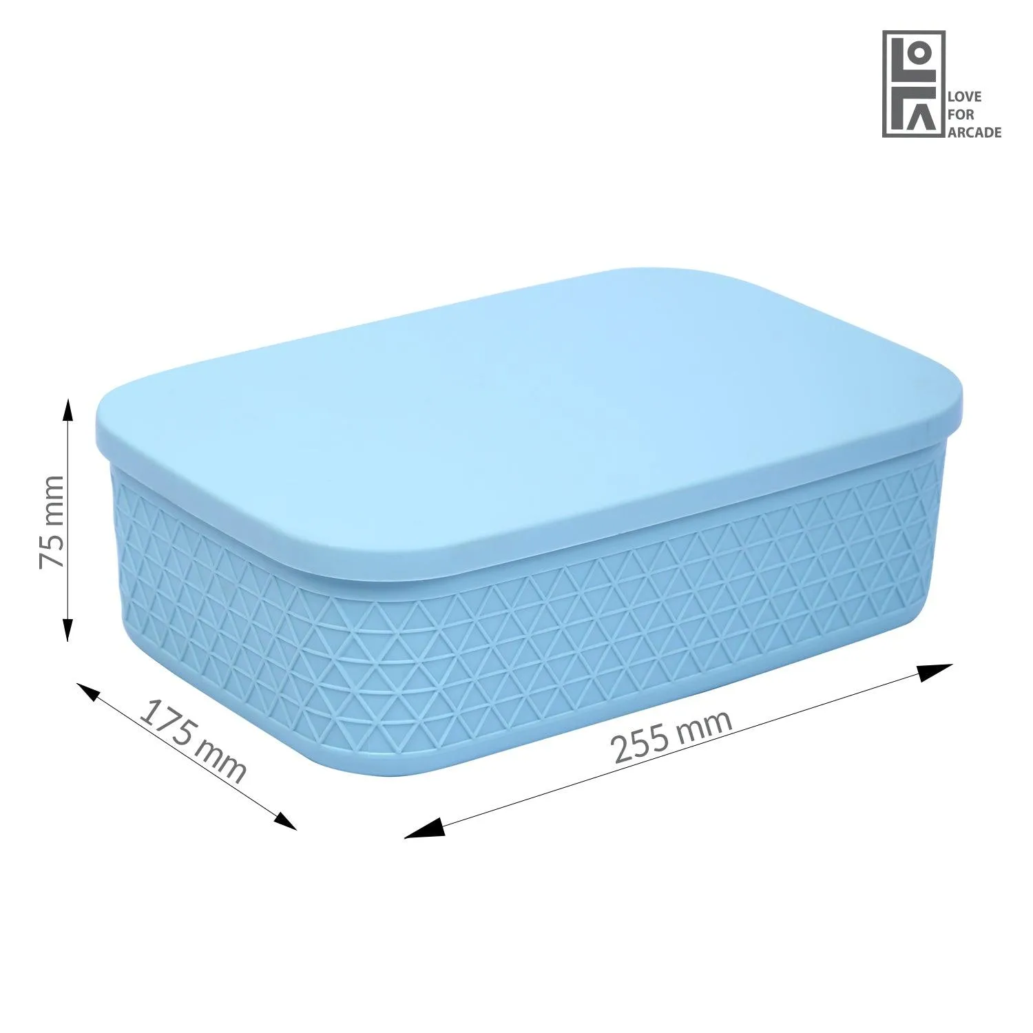 Multipurpose Storage Containers with Lids (Pack of 3).