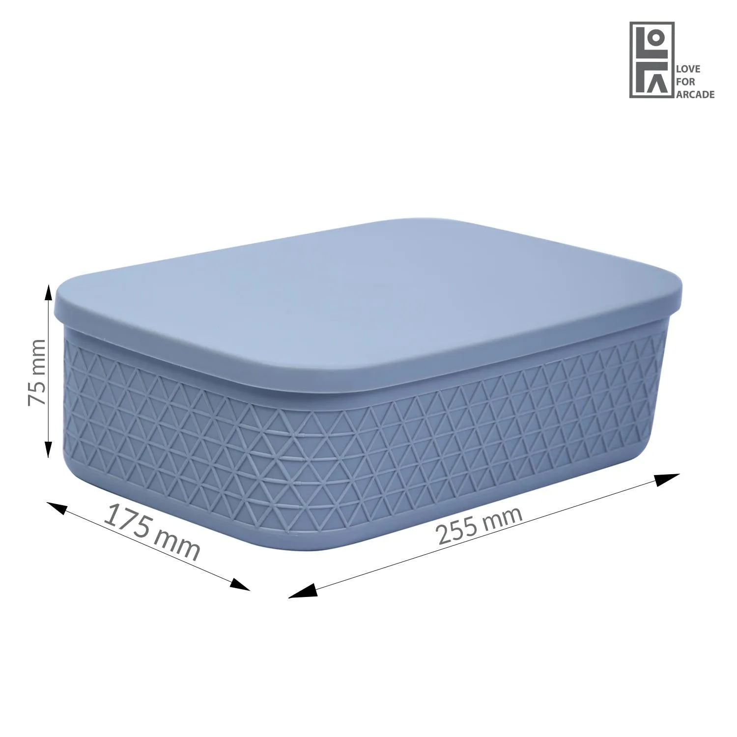 Multipurpose Storage Containers with Lids (Pack of 3).