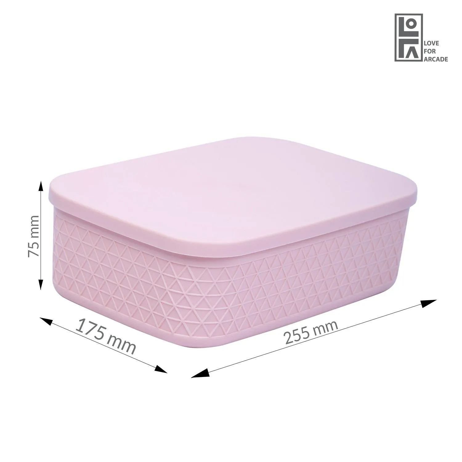 Multipurpose Storage Containers with Lids (Pack of 3).