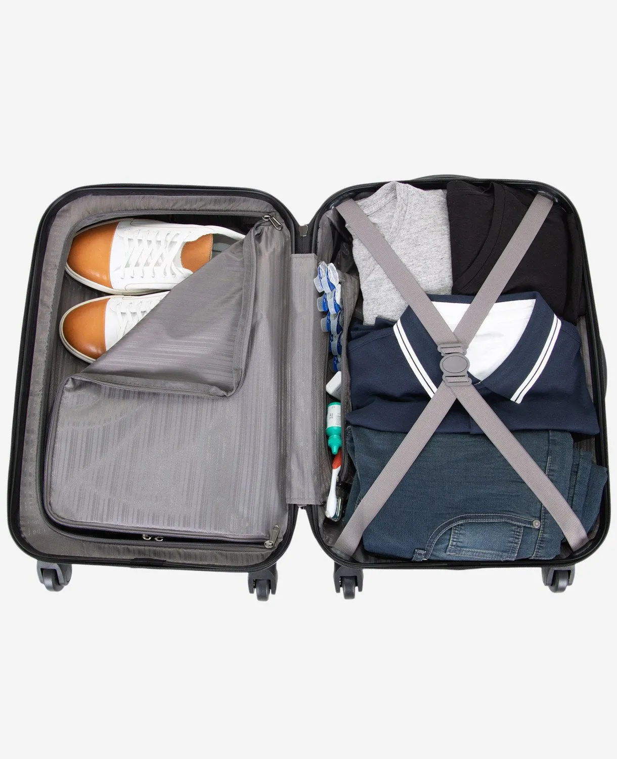 Out Of Bounds 20-Inch Carry-On Lightweight Hard Side Spinner Suitcase