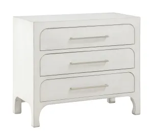 Oxford - Three Drawer Accent Chest - Burnished White