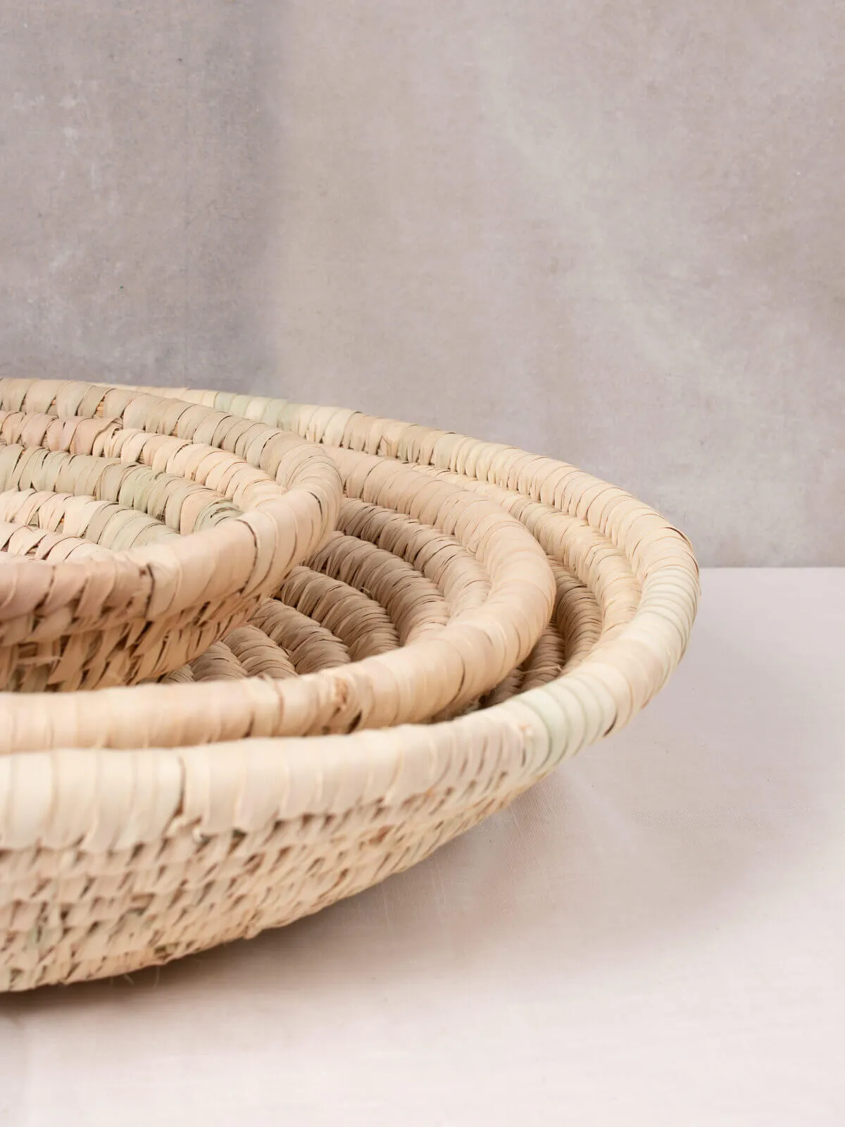 Palm Leaf Woven Plates