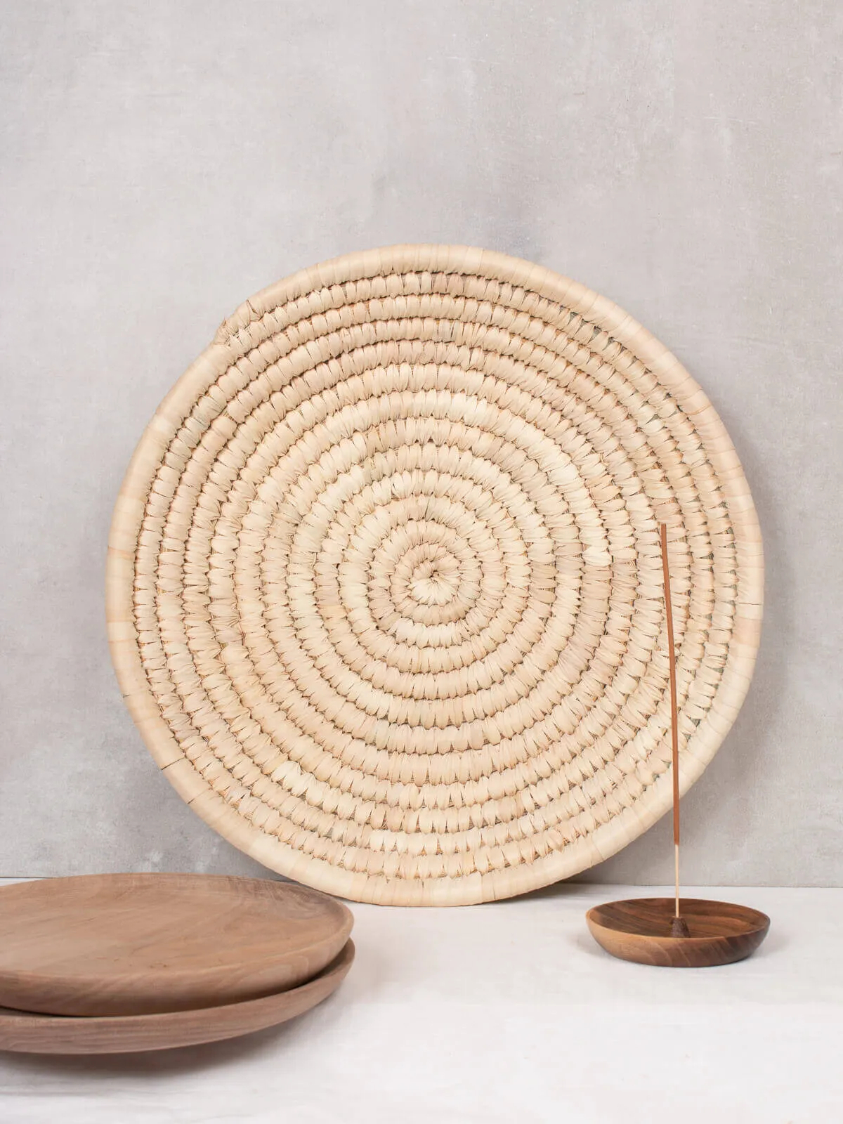 Palm Leaf Woven Plates