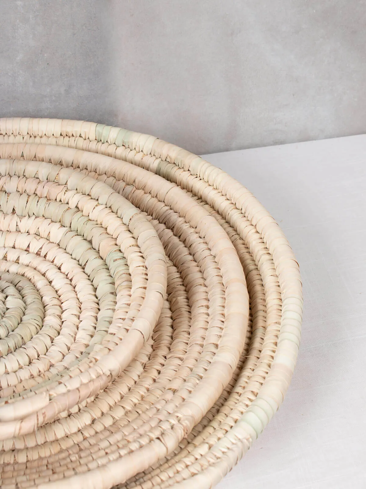 Palm Leaf Woven Plates