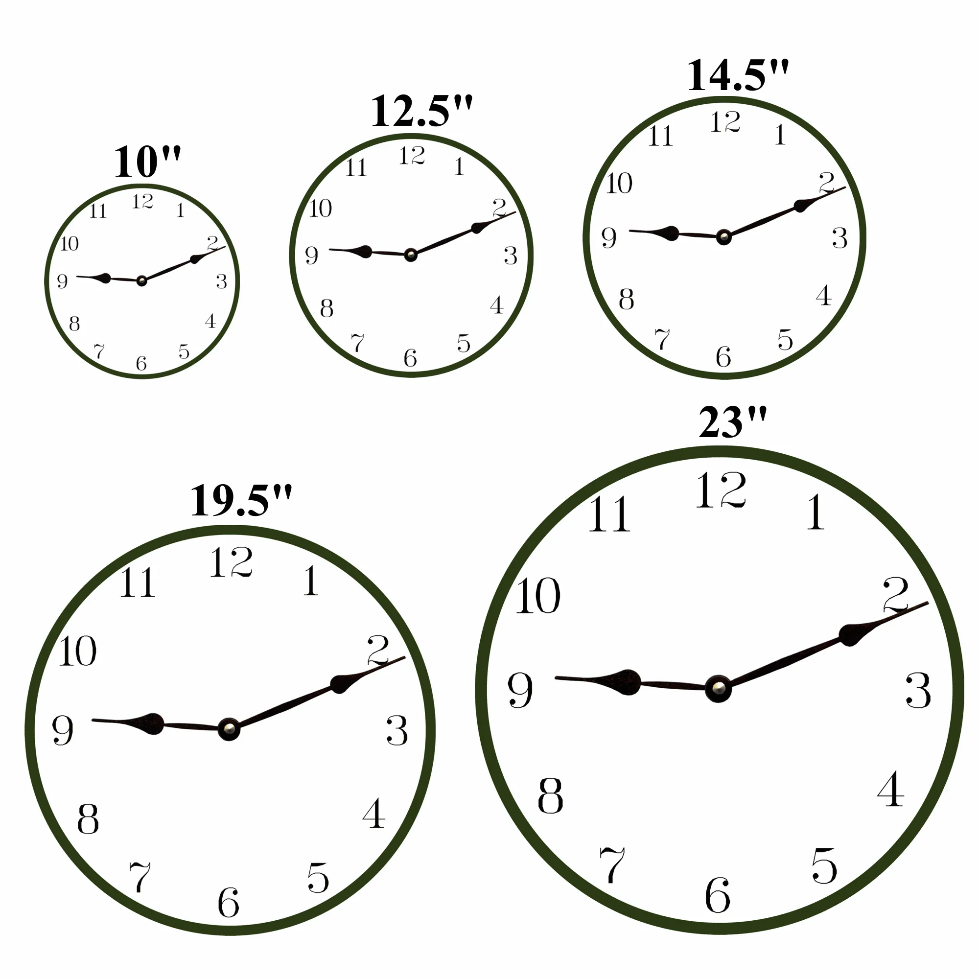 Personalized Lake Clock with Loon Design – Custom Lake House Decor