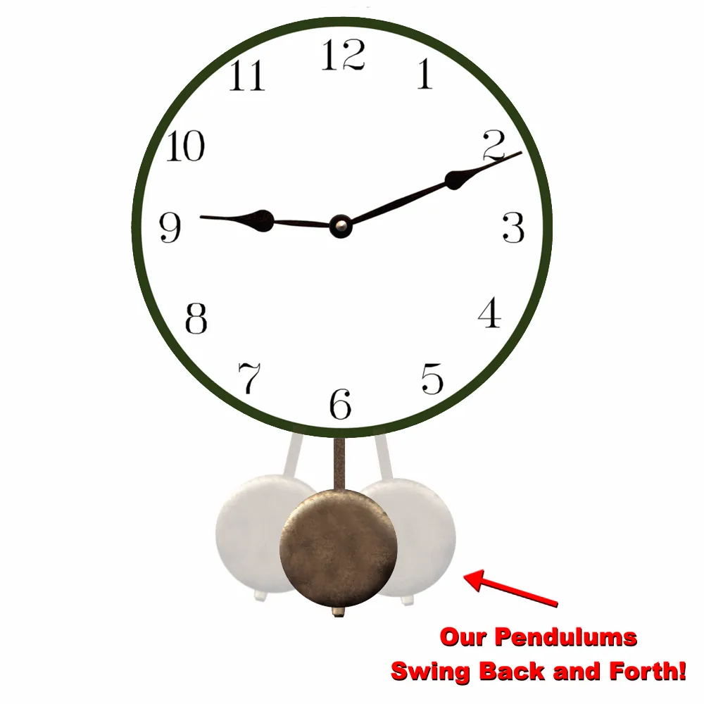 Personalized Lake Clock with Loon Design – Custom Lake House Decor