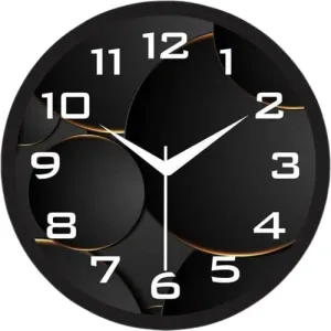 PR Enterprises Present Round Design Wall Clock for Living Room, Badroom, Shop, Office, Home Décor_186