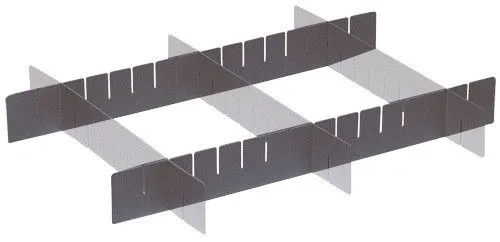 Quantum DL92050CO 16.5" Conductive Long Dividers for Dividable Grid Containers, 4.5" Tall