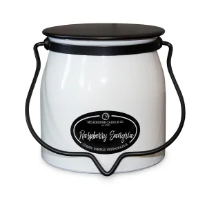 Raspberry Sangria 16oz Butter Jar Candle by Milkhouse Candle Co.