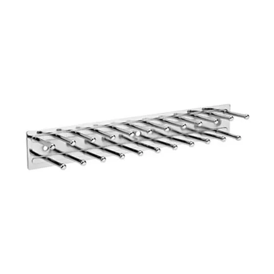 Rev-A-Shelf 12" Static Tie Rack Satin Nickel Rev-A-Shelf TRC-12NS-SN