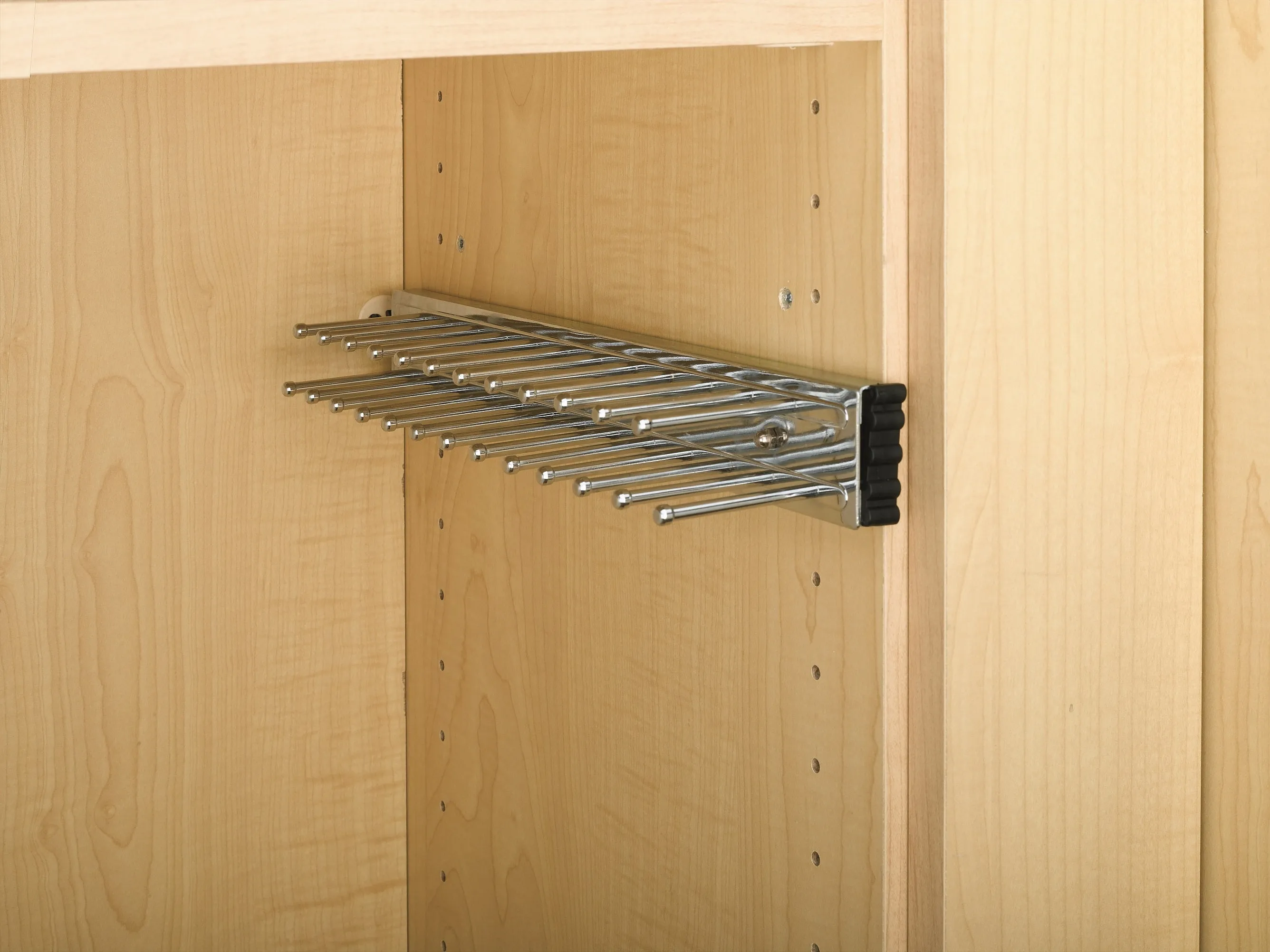 Rev-A-Shelf 14" Chrome Side mount Tie Rack TRC-14CR