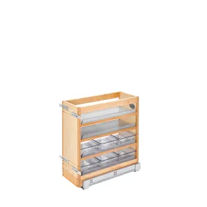 Rev-A-Shelf / 448-VC20SC-8 / Wood Vanity Pullout Organizer w/ Soft-Close